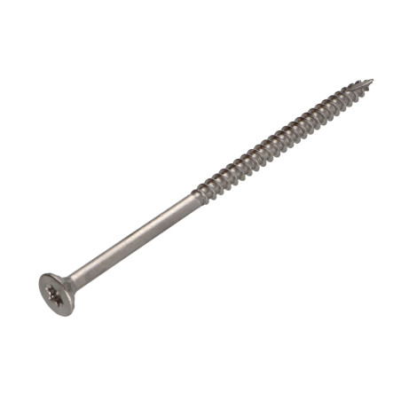1 x Spanplattenschrauben TEKOR Edelstahl A2 Senkkopfschraube Gezahnt T25 5x100 Mit Gewinde 60 cut Bohrspitze mit Typ 17