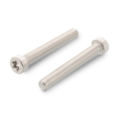 1 x Metallschrauben Zylindrischer Flachkopf Niedrig T8 M2,5 x 12 Gesamtgewinde Edelstahl A2 Mikroschrauben
