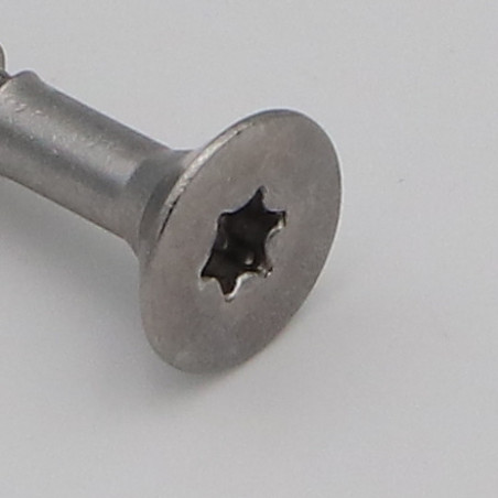 1 x Spanplattenschrauben Edelstahl A2 Senkkopfschraube 6x40 Mit Gewinde 24 T25