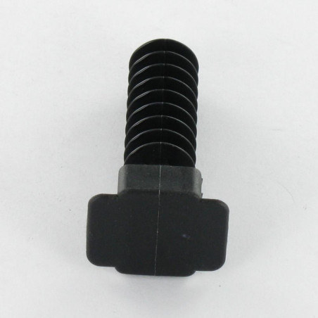1 x UNTERSTÜTZUNG WAND form Dübel schwarzes Nylon für 9.6