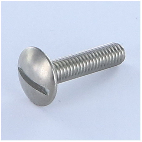 1 x Schraube Flachrundkopfschraube Gespalten Edelstahl A2 M5X60