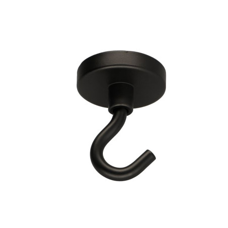 1 x Haken magnetisch Durchmesser 32 Stahl schwarz verzinkt