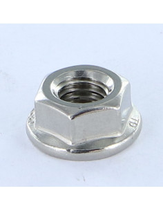 Muttern Glatte Flansche M8 Edelstahl A4 80