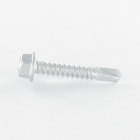 1 x Selbstbohrende Schrauben Bimetall Sechskantkopf Kreuzschlitz mit Flansch Bohrer langer 6,3 x 25