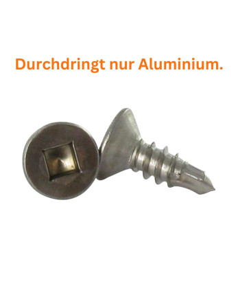 1 x Selbstbohrende Schrauben Edelstahl A2...