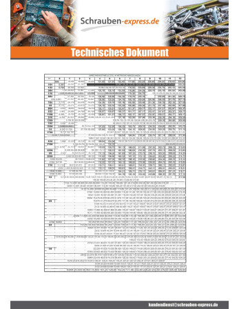 1 x Metallschrauben Zylindrischer Flachkopf...