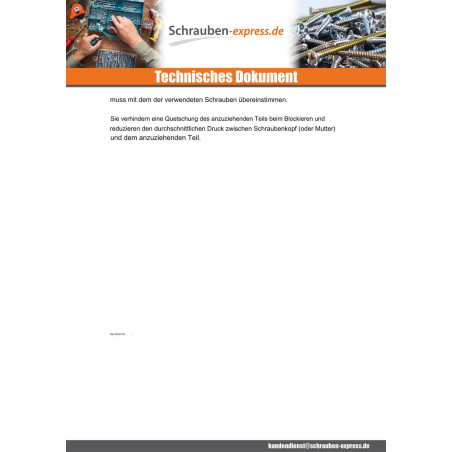 1 x Scheiben/Unterlegscheibe Flach M8x30x1,5 LL Edelstahl A4