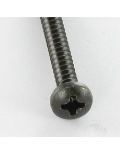 Blechschraube Edelstahl A2 Schwarz breitem gewölbtem kopf... 2