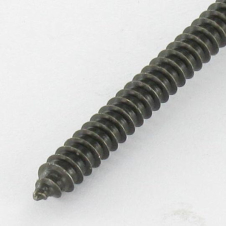 1 x Blechschraube Edelstahl A2 Schwarz breitem gewölbtem kopf Pozi 4,8 x 38 EP3