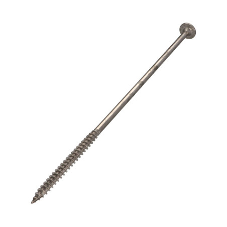 1 x Spanplattenschrauben Edelstahl A2 8x220 Mit Gewinde 80 T40 Kopf-Durchmesser 20