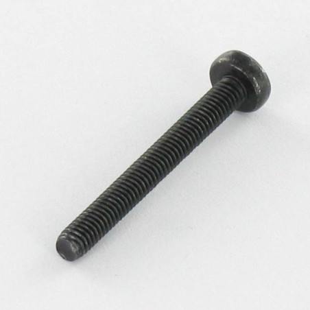 1 x Metallschrauben Edelstahl A2 breitem gewölbtem kopf Pozi PZ3 M5X35 Schwarz