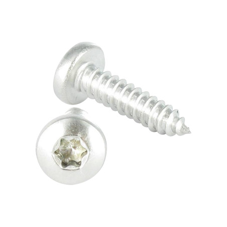 1 x Blechschraube breitem gewölbtem kopf 3,9 x 32 Edelstahl A2 T15
