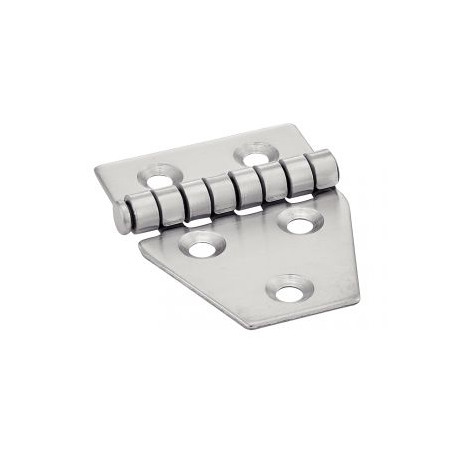 1 x Scharnier Type C 5 Loch Edelstahl A2 55x40