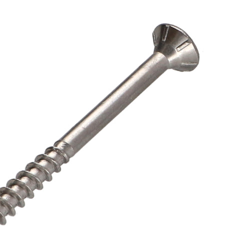 1 x Spanplattenschrauben TEKOR Edelstahl A2 Senkkopfschraube Gezahnt T25 6x60 Mit Gewinde 36 cut Bohrspitze mit Typ 17