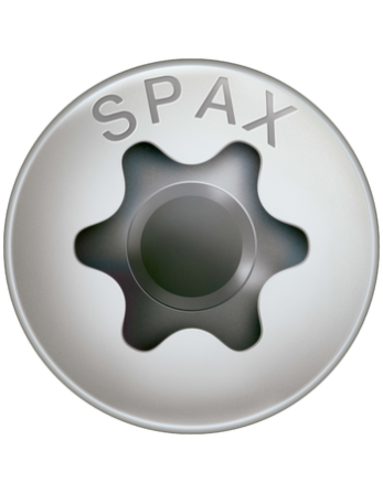 1 x Spax Holzschraube Flacher Senkkopf T-STAR...