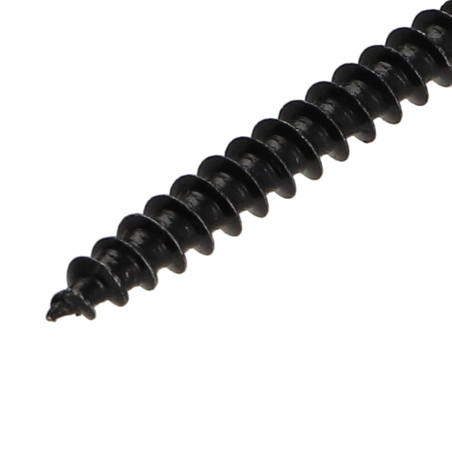 1 x Spanplattenschrauben Edelstahl A2 Schwarz Senkkopfschraube Pozi 4x35