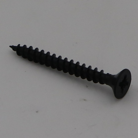 1 x Spanplattenschrauben Edelstahl A2 Schwarz Senkkopfschraube Pozi 4x35