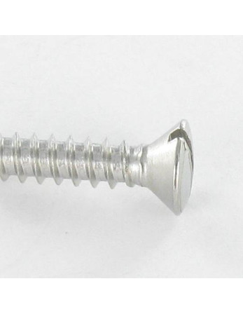 1 x Blechschraube Edelstahl A2 Flacher Senkkopf...