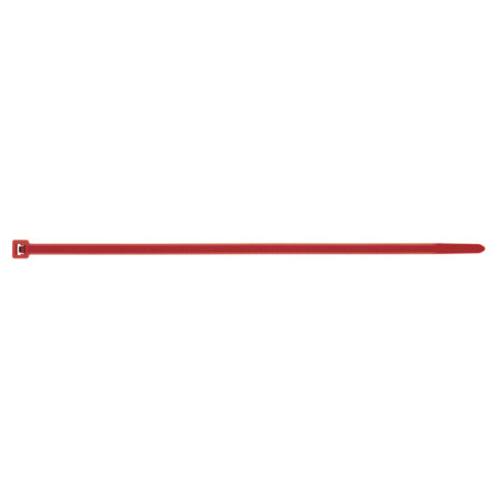 1 x Schlauchschelle Nylon Rot 3,6 x 200