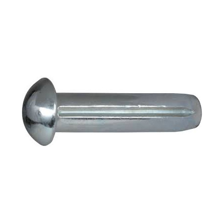 1 x Halbrund-Kerbnagel Edelstahl A2 2x6