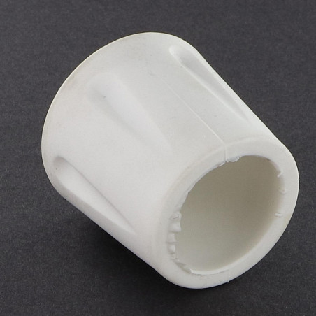 1 x Runder Biteinsatz aus Gummi Weiß Für Tube 35 für 36