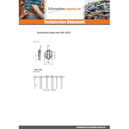 1 x Klappstecker Verzinkt 4,5