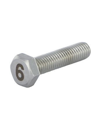 1 x Metallschrauben Sechskantkopf 8x35...