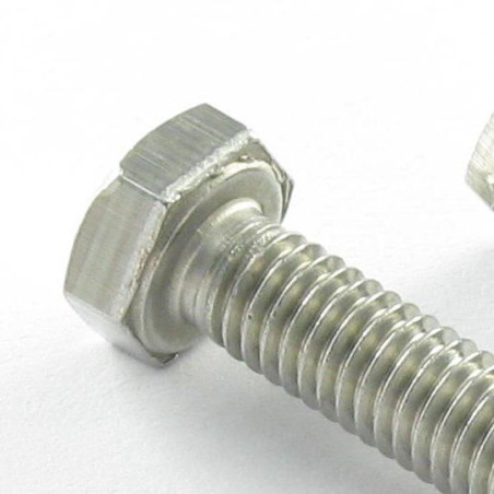 1 x Metallschrauben Sechskantkopf Edelstahl A4 80 M12x45