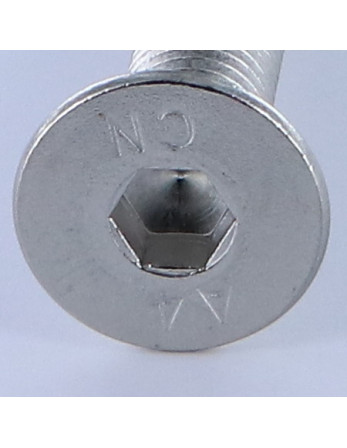 1 x Metallschrauben Innensechskant mit flachem...