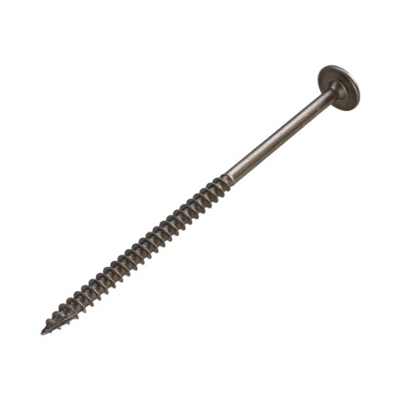 1 x Spanplattenschrauben Edelstahl A2 8x140 Mit Gewinde 80 T40 Kopf-Durchmesser 20