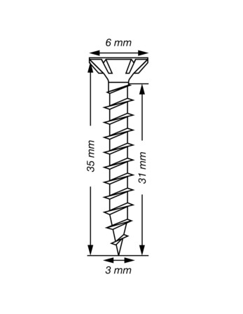 1 x Spax T-STAR MEHR Senkkopfschraube T10...