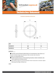 Sicherungsringe BRISE Durchmesser 30 Edelstahl A2 2