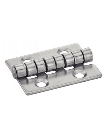 1 x Scharnier Type H 4 Loch Edelstahl A2 30x40