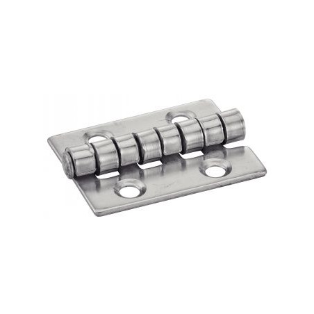 1 x Scharnier Type H 4 Loch Edelstahl A2 30x40