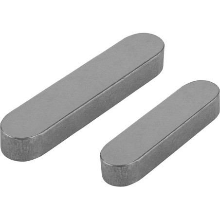 1 x Passfeder Rohstahl 2x2 Länge 20