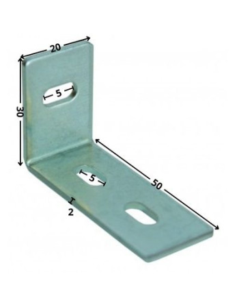 1 x Halterungen Einstellung 30x50x20 3 Löcher...