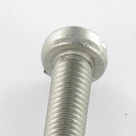 1 x Metallschrauben Edelstahl A2 Zylindrischer Flachkopf Gespalten M6X55