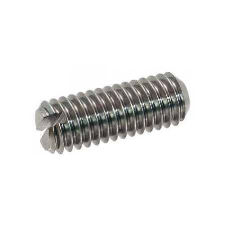 1 x Metallschrauben Stellschraube Gespalten Gewindestift mit Ringscheibe Edelstahl A2 M4x12