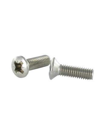 1 x Metallschrauben Edelstahl A2 Flacher...