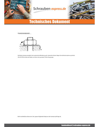 1 x Sicherung D Muttern Halterungen Von...