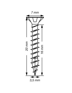 Spax T-STAR MEHR Senkkopfschraube T15 Edelstahl A2 3,5 x... 2