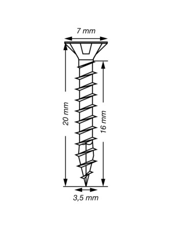 1 x Spax T-STAR MEHR Senkkopfschraube T15...