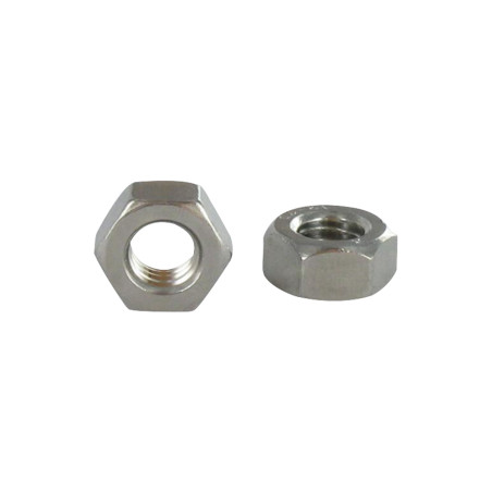 1 x Sechskantmutter M10 Edelstahl A2 + WAX geschmiert