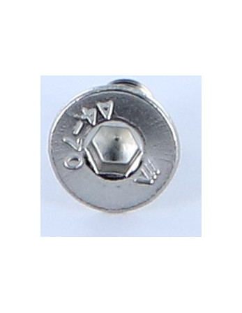 1 x Metallschrauben Innensechskant mit flachem...