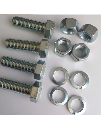 1 x Tüte 4 Metallschrauben Sechskantkopf M16X50...