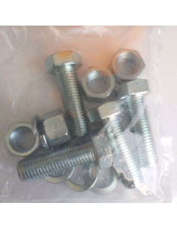 1 x Tüte 4 Metallschrauben Sechskantkopf M16X50...