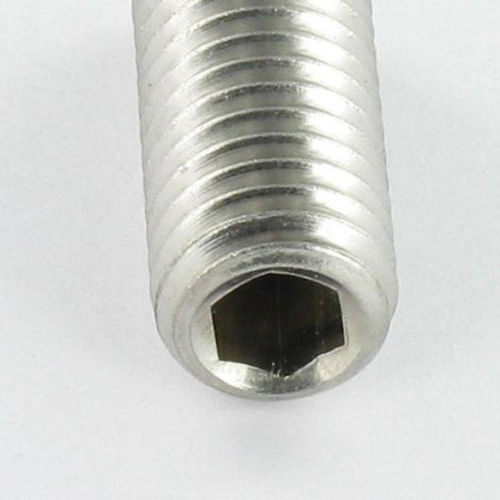 1 x Metallschrauben Edelstahl A2 Madenschraube Schraubenschlüssel 2 M4X30 Flache Spitze