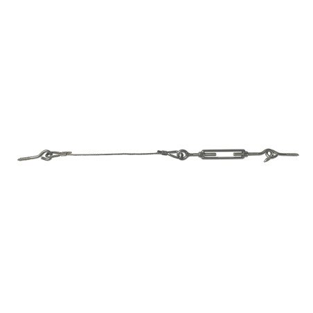 1 x Kit 30 Meter Edelstahlkabel Durchmesser 2
