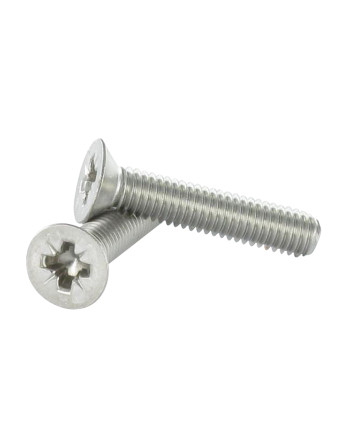 1 x Metallschrauben Senkkopfschraube Pozi M2X5...