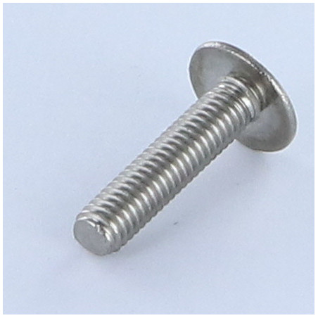 1 x Schraube Flachrundkopfschraube Gespalten Edelstahl A2 M5x20